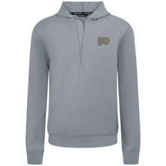 Philadelphia Flyers Levelwear Technic Quarter-Zip Pullover Hoodie - Gray - NHL