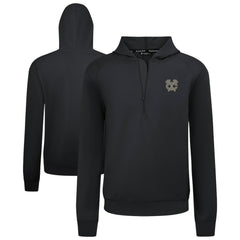 Chicago Blackhawks Levelwear Technic Quarter-Zip Pullover Hoodie - Black - NHL