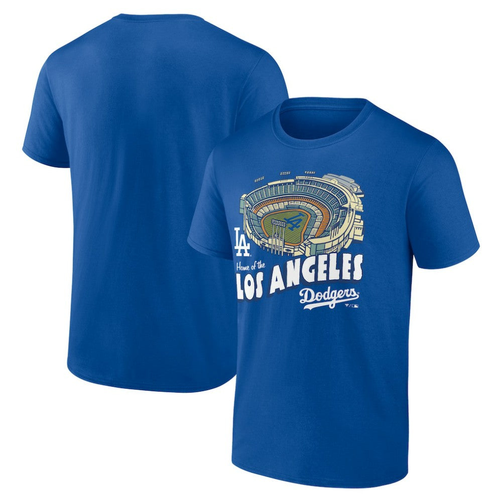 Los Angeles Dodgers Royal Home Stadium T-Shirt T-shirts - MLB