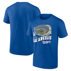 Los Angeles Dodgers Royal Home Stadium T-Shirt T-shirts - MLB