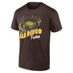 San Diego Padres Brown Home Stadium T-Shirt T-shirts - MLB