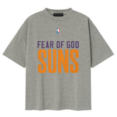 Phoenix Suns Fear of God x NBA Classic Fit T-Shirt Dark Heather Gray - NBA