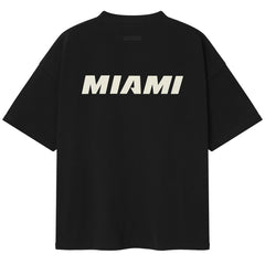 Miami Heat Fear of God x NBA Unisex 90s T-Shirt Heather Black - NBA