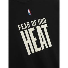 Miami Heat Fear of God x NBA Unisex 90s T-Shirt Heather Black - NBA