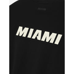 Miami Heat Fear of God x NBA Unisex 90s T-Shirt Heather Black - NBA
