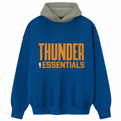 Oklahoma City Thunder Fear of God x NBA Unisex Sport Hoodie Blue/Heather Gray - NBA