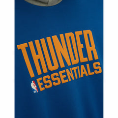 Oklahoma City Thunder Fear of God x NBA Unisex Sport Hoodie Blue/Heather Gray - NBA