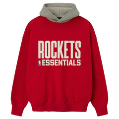 Houston Rockets Fear of God x NBA Unisex Sport Hoodie Red/Heather Gray - NBA