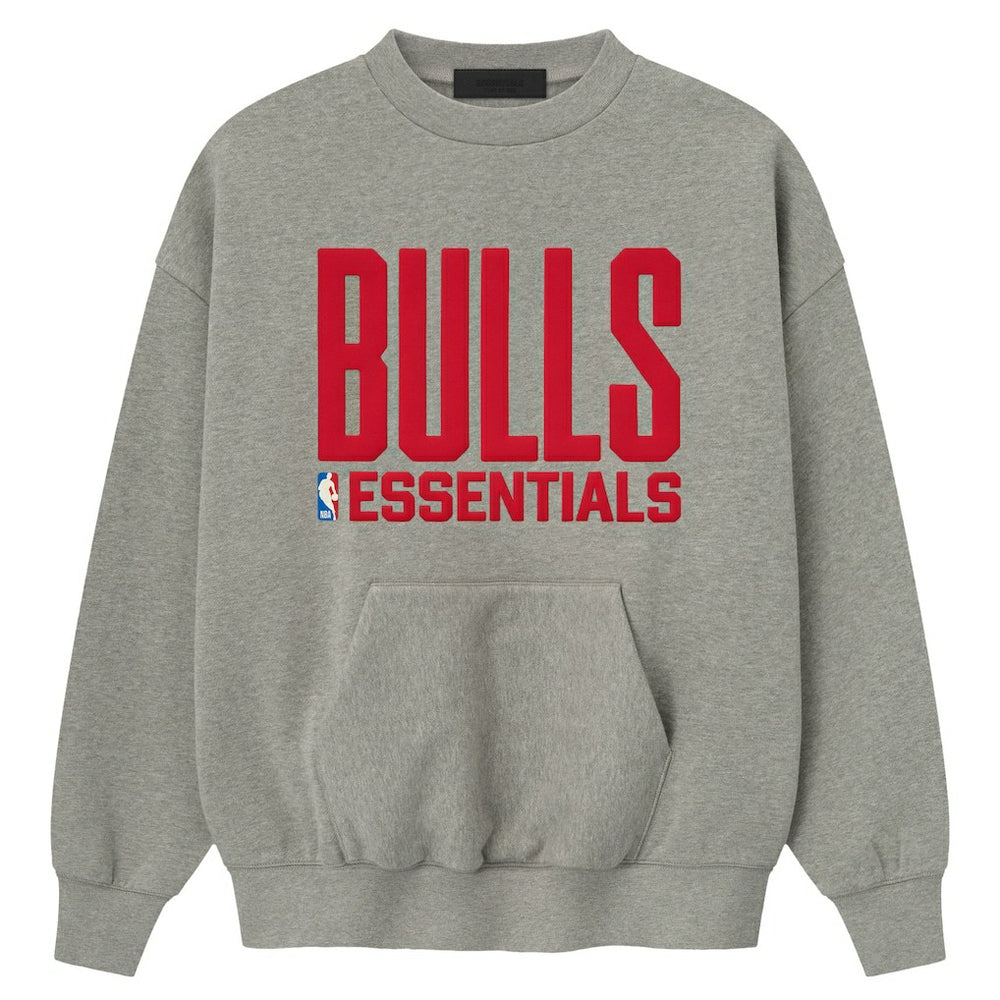 Chicago Bulls Fear of God x NBA Unisex Sport Sweatshirt Heather Gray - NBA