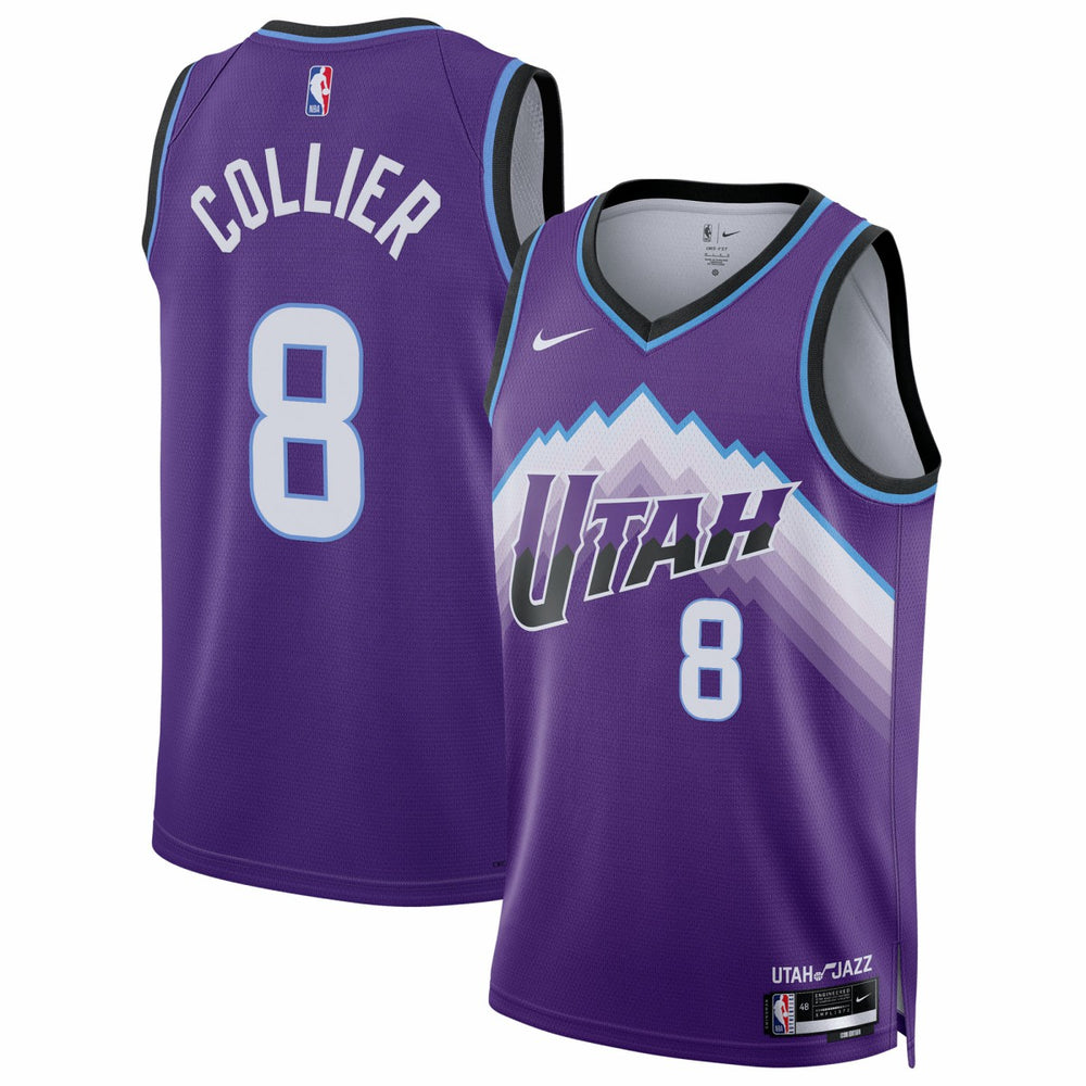 Isaiah Collier Utah Jazz Unisex Swingman Jersey Icon Edition Purple - NBA