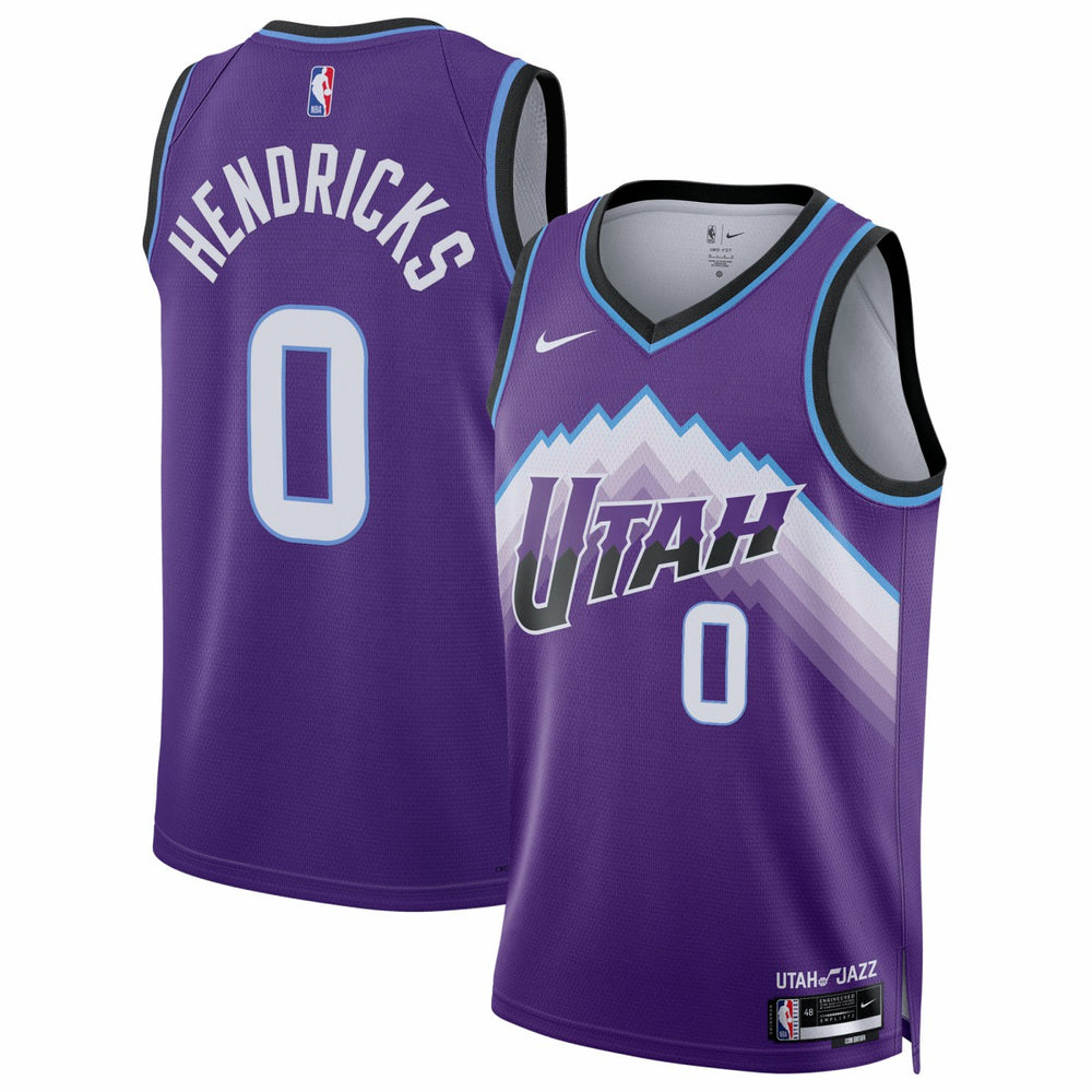 Taylor Hendricks Utah Jazz Unisex Swingman Jersey Icon Edition Purple - NBA