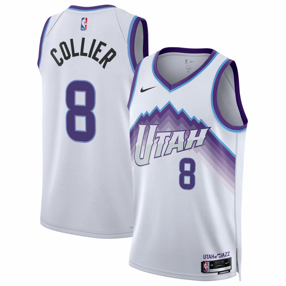 Isaiah Collier Utah Jazz Unisex Swingman Jersey Association Edition White - NBA