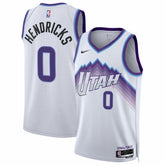 Taylor Hendricks Utah Jazz Unisex Swingman Jersey Association Edition White - NBA