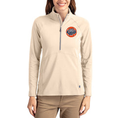 Houston Astros Cutter & Buck Women's Cooperstown Collection Adapt Eco Knit Stretch Half-Zip Pullover - MLB
