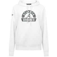 Atlanta Braves Levelwear Women's Adorn Banner Arch Hoodie - MLB