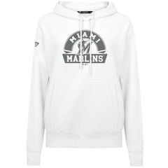 Miami Marlins Levelwear Women's Adorn Banner Arch Hoodie - MLB