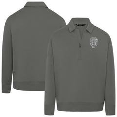 San Francisco Giants Levelwear Women's Canmore Chenille Logo Quarter-Zip Top - MLB