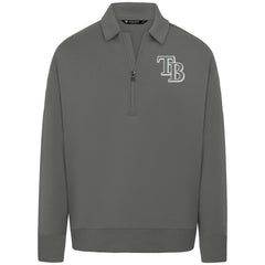 Tampa Bay Rays Levelwear Women's Canmore Chenille Logo Quarter-Zip Top - MLB