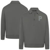 Pittsburgh Pirates Levelwear Women's Canmore Chenille Logo Quarter-Zip Top - MLB