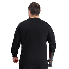 New York Knicks G-III Sports by Carl Banks Adaptive Printed Mesh Effect Long Sleeve T-Shirt Black - NBA