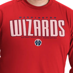 Washington Wizards G-III Sports by Carl Banks Adaptive Printed Mesh Effect Long Sleeve T-Shirt Red - NBA