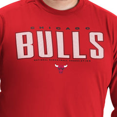 Chicago Bulls G-III Sports by Carl Banks Adaptive Printed Mesh Effect Long Sleeve T-Shirt Red - NBA