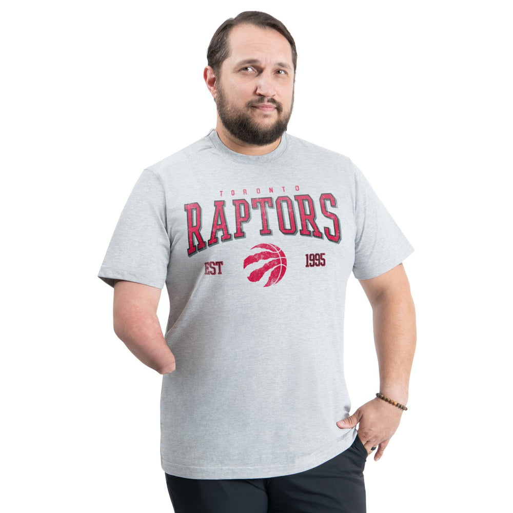 Toronto Raptors G-III Sports by Carl Banks Adaptive Classic Team Spirit Short Sleeve T-Shirt Gray - NBA