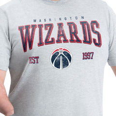 Washington Wizards G-III Sports by Carl Banks Adaptive Classic Team Spirit Short Sleeve T-Shirt Gray - NBA
