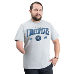 Minnesota Timberwolves G-III Sports by Carl Banks Adaptive Classic Team Spirit Short Sleeve T-Shirt Gray - NBA