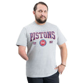 Detroit Pistons G-III Sports by Carl Banks Adaptive Classic Team Spirit Short Sleeve T-Shirt Gray - NBA