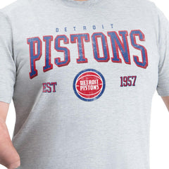 Detroit Pistons G-III Sports by Carl Banks Adaptive Classic Team Spirit Short Sleeve T-Shirt Gray - NBA