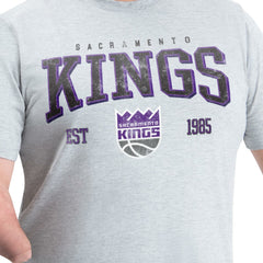 Sacramento Kings G-III Sports by Carl Banks Adaptive Classic Team Spirit Short Sleeve T-Shirt Gray - NBA