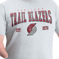 Portland Trail Blazers G-III Sports by Carl Banks Adaptive Classic Team Spirit Short Sleeve T-Shirt Gray - NBA