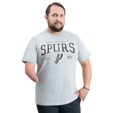 San Antonio Spurs G-III Sports by Carl Banks Adaptive Classic Team Spirit Short Sleeve T-Shirt Gray - NBA