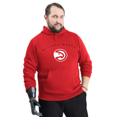 Atlanta Hawks G-III Sports by Carl Banks Adaptive Team Arc Fleece Hoodie Red - NBA