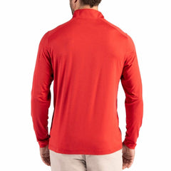 Tampa Bay Buccaneers Cutter & Buck Coastline Epic Comfort Recycled Quarter-Zip Pullover Red | NFL