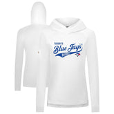 Toronto Blue Jays Levelwear Women's Slender Glide Raglan Hoodie - MLB