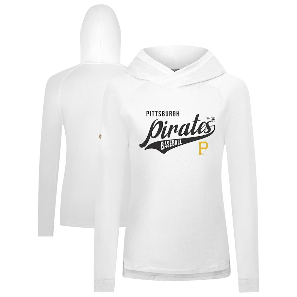 Pittsburgh Pirates Levelwear Women's Slender Glide Raglan Hoodie - MLB