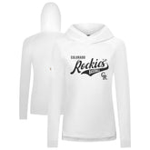 Colorado Rockies Levelwear Women's Slender Glide Raglan Hoodie - MLB