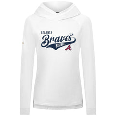 Atlanta Braves Levelwear Women's Slender Glide Raglan Hoodie - MLB