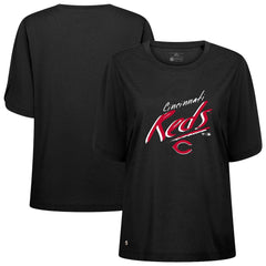 Cincinnati Reds Levelwear Women's Bloom Sizzle T-Shirt - MLB