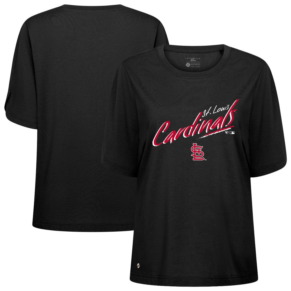 St. Louis Cardinals Levelwear Women's Bloom Sizzle T-Shirt - MLB