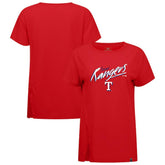 Texas Rangers Levelwear Women's Influx Sizzle T-Shirt - MLB