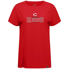 Cincinnati Reds Levelwear Women's Influx Journey T-Shirt - MLB