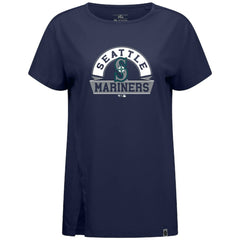 Seattle Mariners Levelwear Women's Influx Banner Arch T-Shirt - MLB