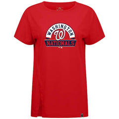 Washington Nationals Levelwear Women's Influx Banner Arch T-Shirt - MLB