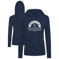 Seattle Mariners Levelwear Women's Relay Banner Arch Long Sleeve T-Shirt Hoodie - MLB