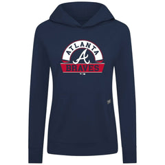 Atlanta Braves Levelwear Women's Relay Banner Arch Long Sleeve T-Shirt Hoodie - MLB