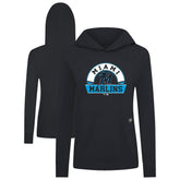 Miami Marlins Levelwear Women's Relay Banner Arch Long Sleeve T-Shirt Hoodie - MLB