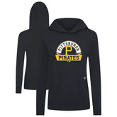 Pittsburgh Pirates Levelwear Women's Relay Banner Arch Long Sleeve T-Shirt Hoodie - MLB